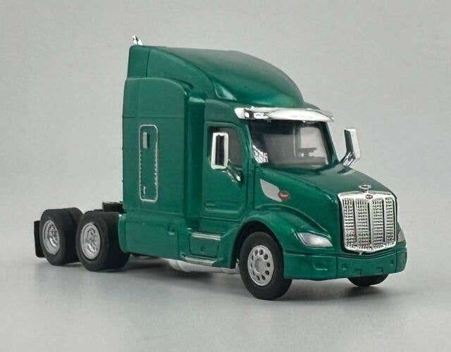 Peterbilt 579 Sleeper-Cab Semi Tractor - Assembled -- Metallic Green, HO, HO Logistics Replicas 57905