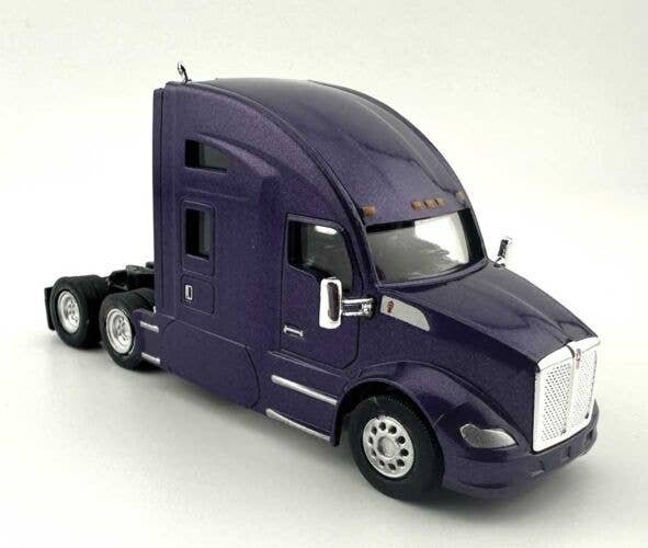 Kenworth T-680 Sleeper-Cab Semi Tractor - Assembled -- Purple, HO, HO Logistics Replicas 68003