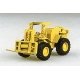 Articulated Fork Lift - Kit -- Yellow, HO, Trident Miniatures 90094