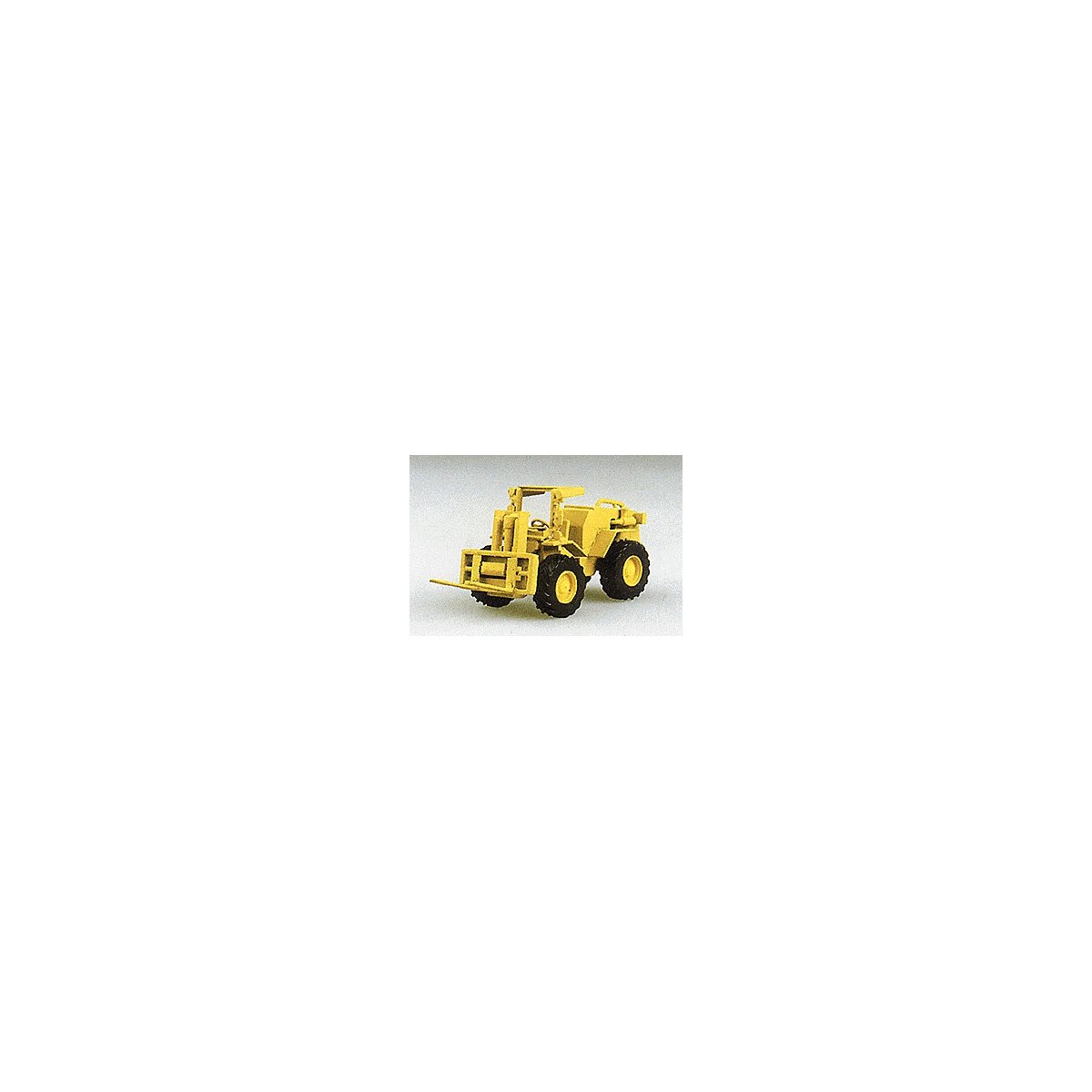 Articulated Fork Lift - Kit -- Yellow, HO, Trident Miniatures 90094