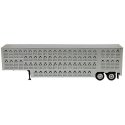 48′ Livestock Trailer - Assembled -- Silver, HO, Herpa Models 5354