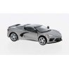 2020 Chevrolet Corvette (C8) Stingray - Assembled -- Metallic Silver, Black, HO, Brekina Automodelle PCX870674