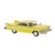 1958 Plymouth Fury - Assembled -- Yellow, White, HO, Brekina Automodelle 19681
