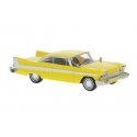1958 Plymouth Fury - Assembled -- Yellow, White, HO, Brekina Automodelle 19681