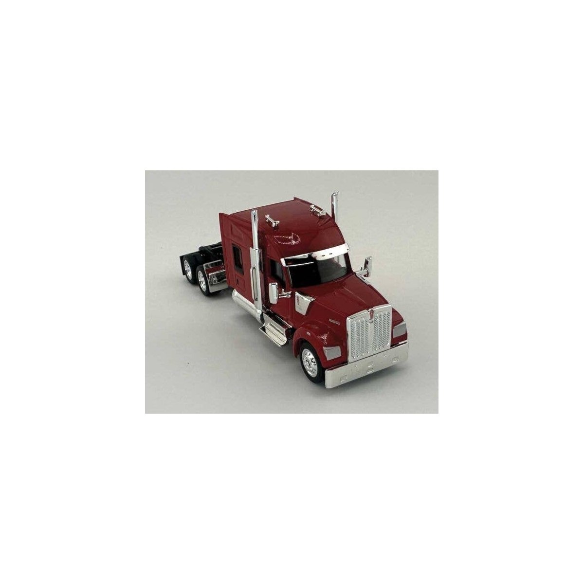 Kenworth 990 Stand-Up Sleeper-Cab Semi Tractor - Assembled -- Red, HO, HO Logistics Replicas 990085