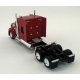 Kenworth 990 Stand-Up Sleeper-Cab Semi Tractor - Assembled -- Red, HO, HO Logistics Replicas 990085