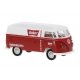1950-1954 Volkswagen T1a Kasten Cargo Van - Assembled -- Anker-Werke (red, white, German Let, HO, Brekina Automodelle 32303
