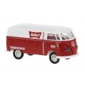 1950-1954 Volkswagen T1a Kasten Cargo Van - Assembled -- Anker-Werke (red, white, German Let, HO, Brekina Automodelle 32303