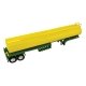 Heil Gasoline Tank Trailer- Assembled -- Green, Yellow, HO, HO Logistics Replicas 305