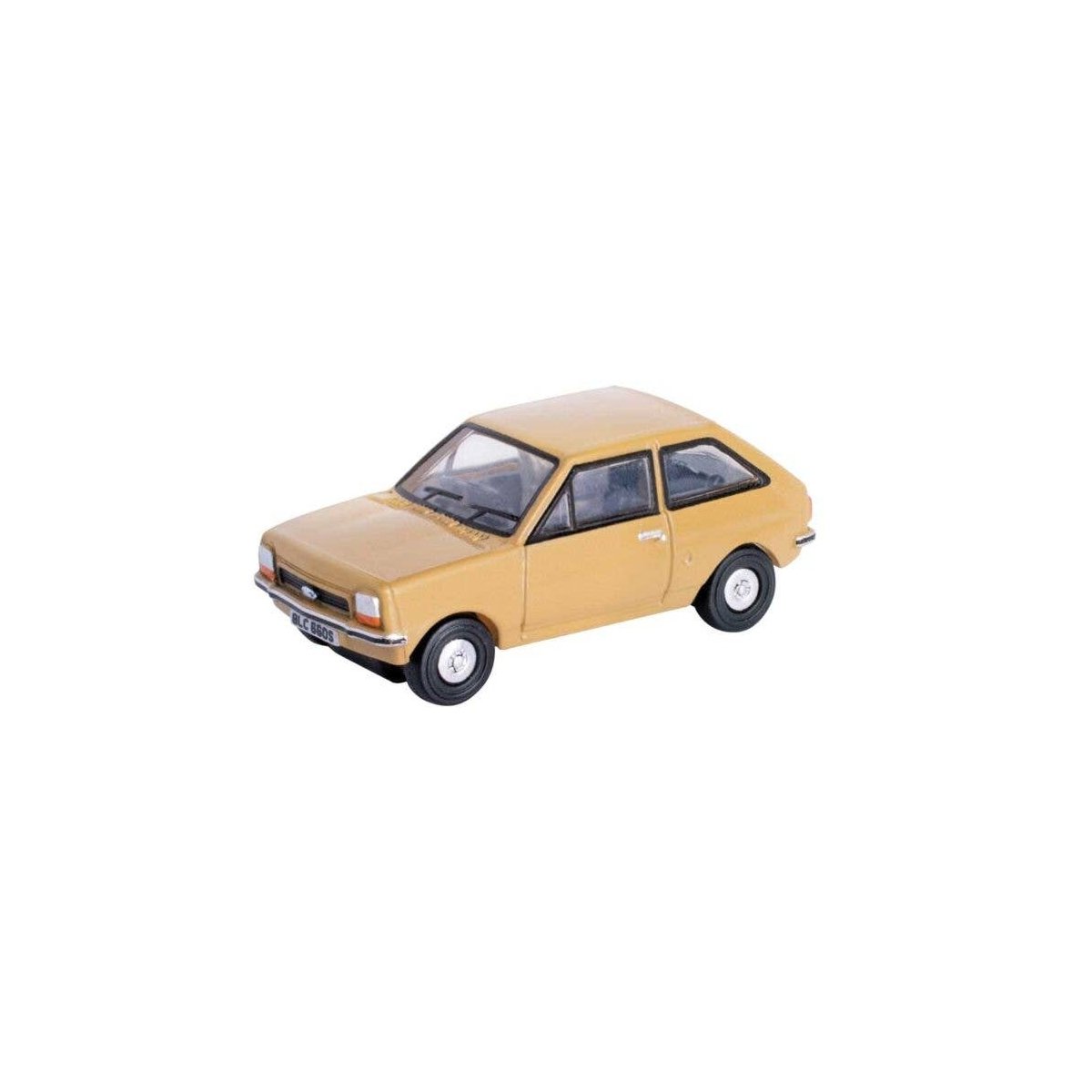 1976 Ford Fiesta Mk I - Assembled -- Nevada Beige, N, Oxford Diecast NFF002