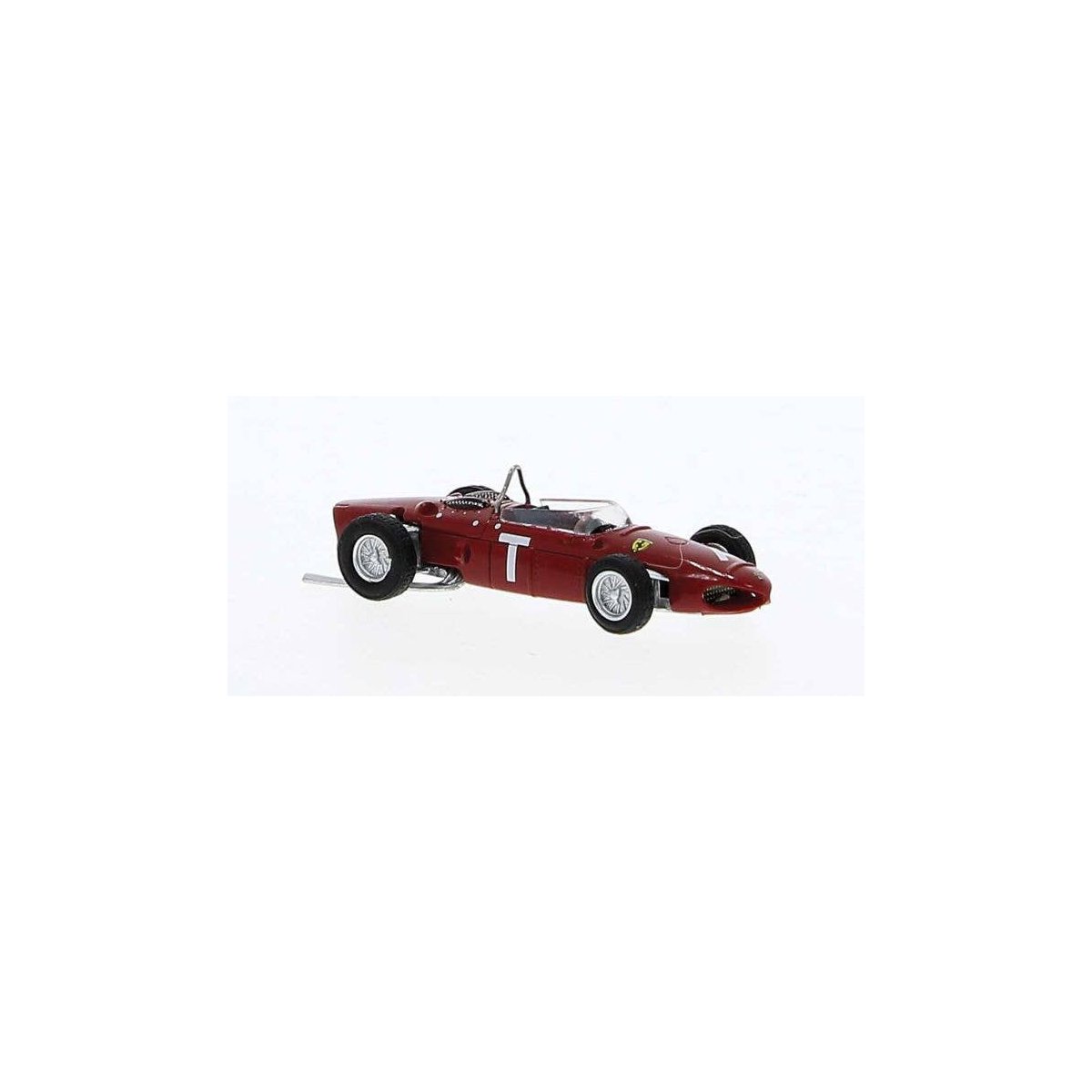 1961 Ferrari F 156 - Assembled -- Speed Test Car T (red, white), HO, Brekina Automodelle 22996