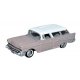 1957 Chevrolet Nomad 2 Door Station Wagon - Assembled -- Dusk Pearl, Imperial Ivory, HO, Oxford Diecast 87CN57001