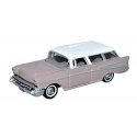 1957 Chevrolet Nomad 2 Door Station Wagon - Assembled -- Dusk Pearl, Imperial Ivory, HO, Oxford Diecast 87CN57001