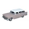 1957 Chevrolet Nomad 2 Door Station Wagon - Assembled -- Dusk Pearl, Imperial Ivory, HO, Oxford Diecast 87CN57001