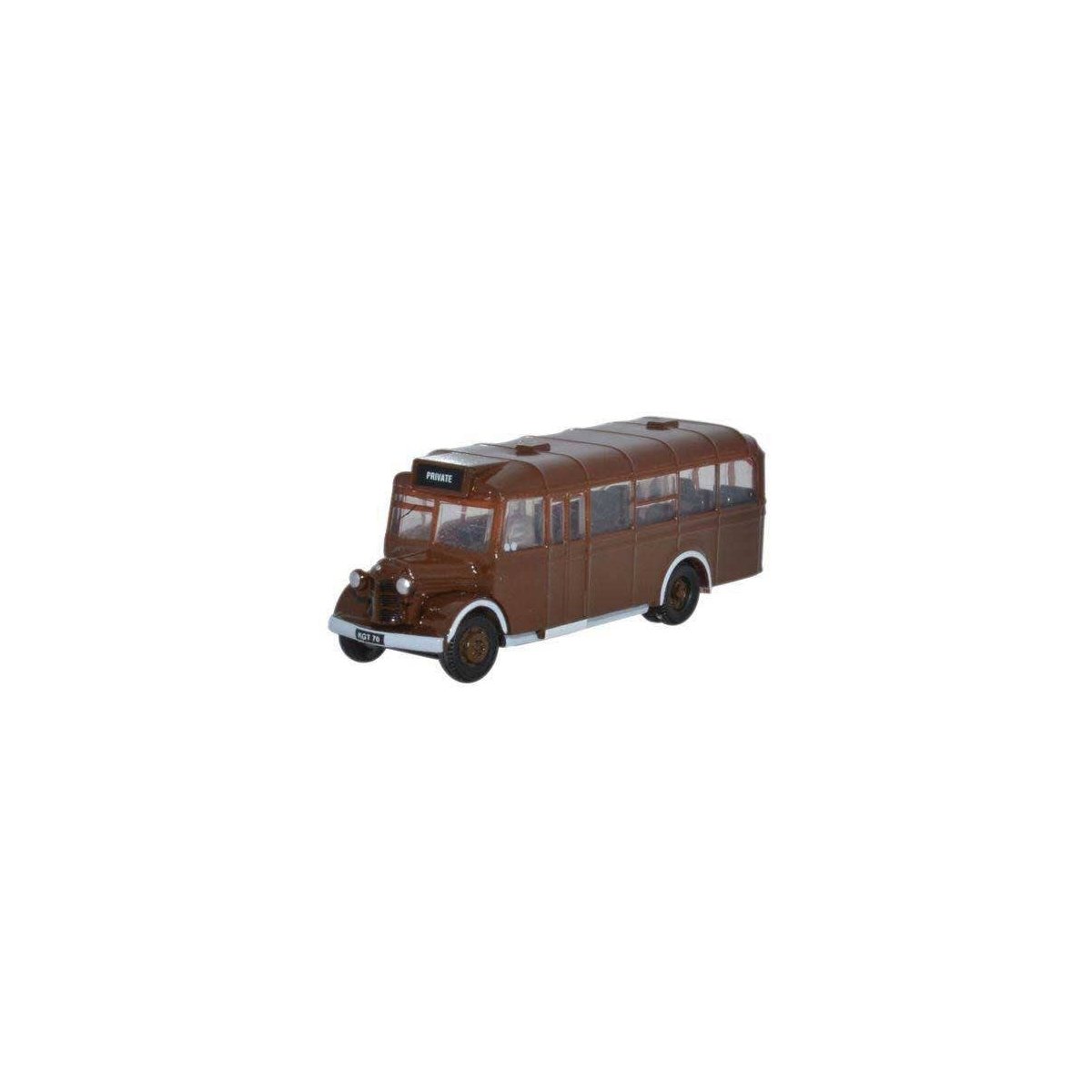 Bedford OWB Bus - Assembled -- Brown, N, Oxford Diecast NOWB002