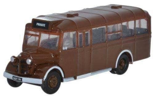 Bedford OWB Bus - Assembled -- Brown, N, Oxford Diecast NOWB002