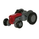 Ferguson TE Farm Tractor - Assembled -- Red, Gray, N, Oxford Diecast NTEA002