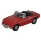1962 MG MGB - Assembled -- Tartan Red, N, Oxford Diecast NMGB001