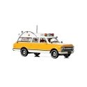 1969 Chevrolet C-10 Ambulance - Assembled -- Rampart General Los Angeles (yellow, white), 1/50, Iconic Replicas 500549