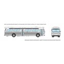 1959-1986 GM New Look/Fishbowl Bus - Deluxe Lighted - Assembled -- Painted, Unlettered (Trans, HO, Rapido Trains Inc 753070