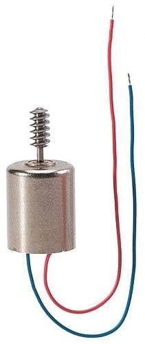 Can Motor w/Worm - Car System -- 3/8′ 10mm Diameter, Short Worm, Module 0.3, All Scales, Faller Gmbh 163310
