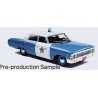 1964 Ford Galaxie Police Cruiser - Assembled -- Chicago Police Department (blue, white), 1/43, Iconic Replicas 430656