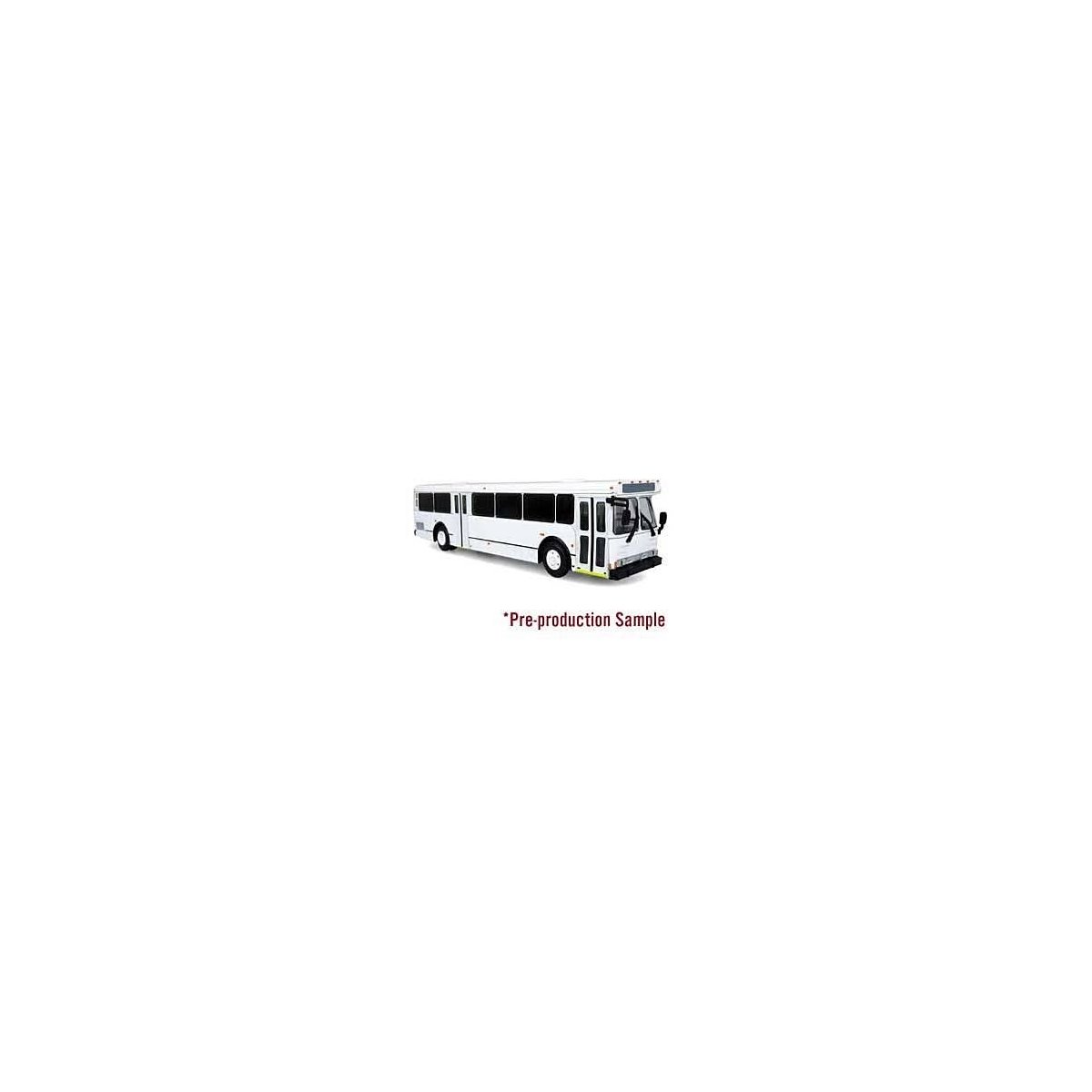Orion V Transit Bus - Assembled -- Painted, Unlettered (white), HO, Iconic Replicas 870514