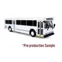 Orion V Transit Bus - Assembled -- Painted, Unlettered (white), HO, Iconic Replicas 870514