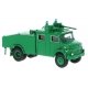 Mercedes-Benz LA 1113 Wasserwerfer 4000L (Water Cannon) - Assembled -- Fire Department (red,, HO, Brekina Automodelle 47185