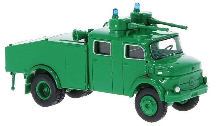 Mercedes-Benz LA 1113 Wasserwerfer 4000L (Water Cannon) - Assembled -- Fire Department (red,, HO, Brekina Automodelle 47185