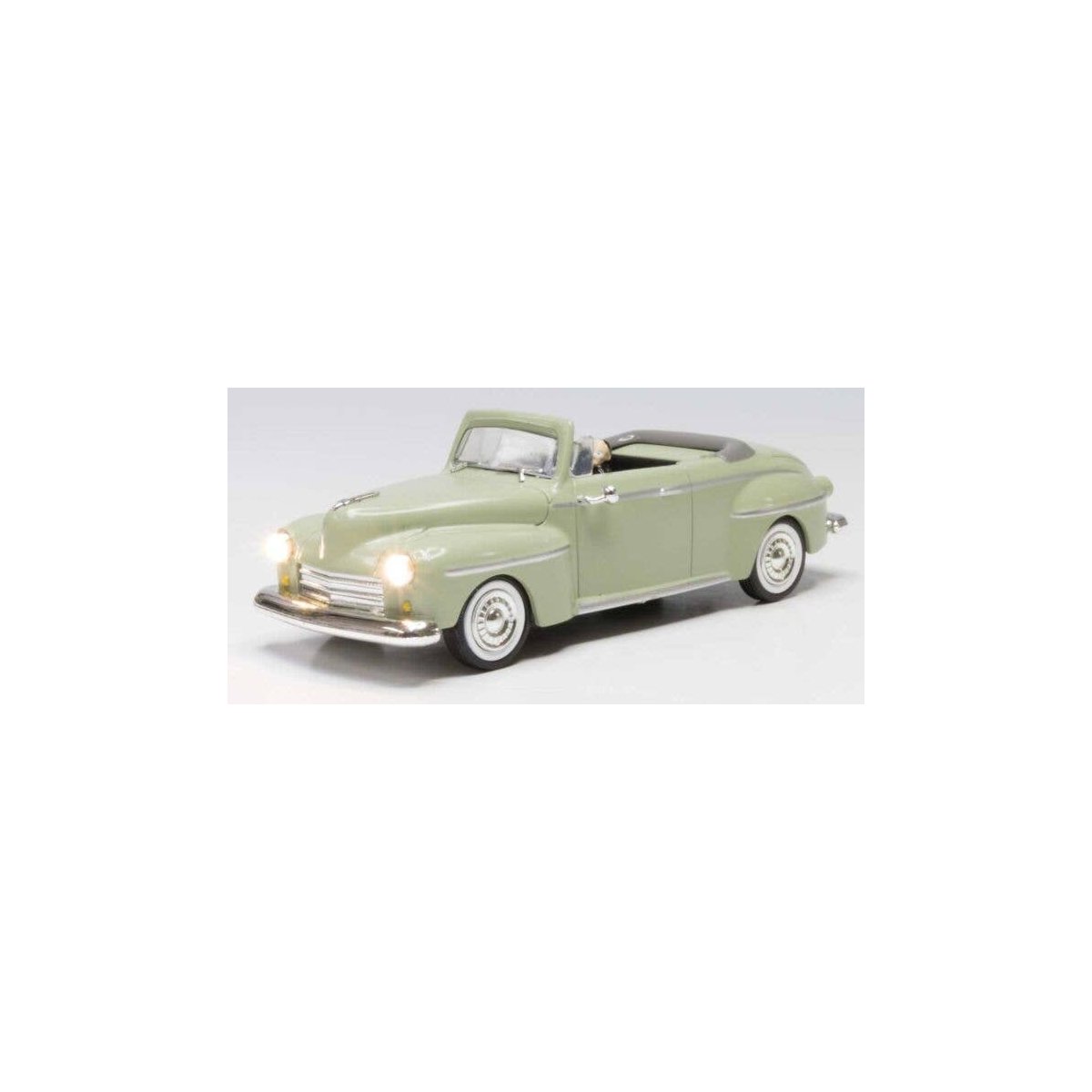 Just Plug(R) Lighted Vehicle -- Cool Convertible (Light Green), O, Woodland Scenics 5974