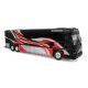 MCI D4000 Coach - Assembled -- IconiCruiser (black, red, silver), HO, Iconic Replicas 870479