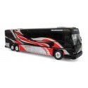 MCI D4000 Coach - Assembled -- IconiCruiser (black, red, silver), HO, Iconic Replicas 870479