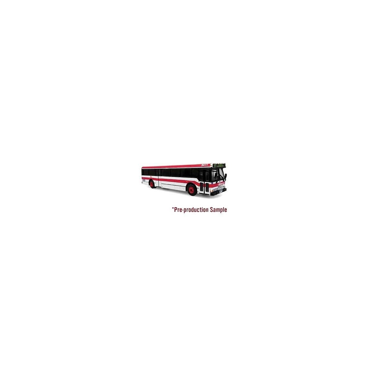 Orion V Transit Bus - Assembled -- Toronto Transit Commission TTC (white, red), HO, Iconic Replicas 870509