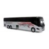 2022 Prevost H3-45 Coach - Assembled -- Cardinal Transportation (white, black, gray, red), HO, Iconic Replicas 870475