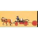 Emergency - Horse-Drawn Fire Equipment -- Hand Pumper, HO, Preiser Kg 30425