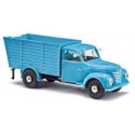 1954 Framo V901-2 Animal Transport Truck - Assembled -- Blue, HO, Busch Gmbh & Co Kg 52098