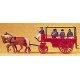 Emergency - Horse-Drawn Fire Equipment -- `Flying Squad` Personnel Wagon, HO, Preiser Kg 30427