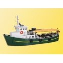 Canal/River Passenger Boat - Kit -- 7-3/16 x 2-7/16 x 3-7/16′ 18.2 x 6.2 x 8.7cm, HO, Kibri 39158