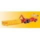 Bolling Skip Loader Truck - Kit -- Yellow, Red, HO, Kibri 14121