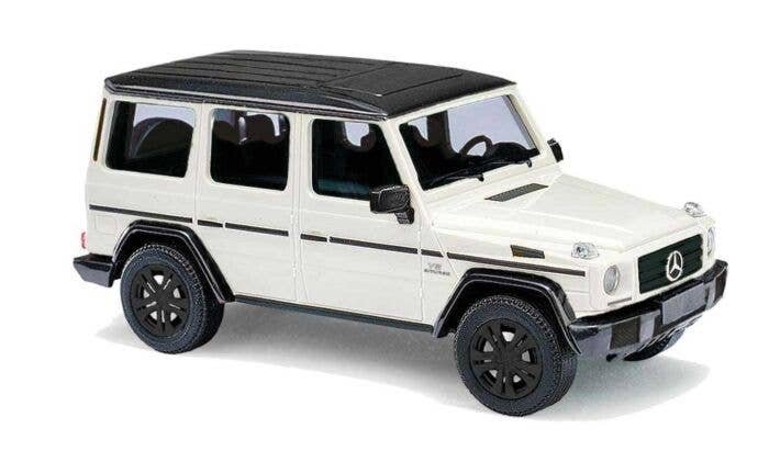 2008 Mercedes-Benz G-Klasse SUV - Assembled -- Edition 35 (white, black), HO, Busch Gmbh & Co Kg 51476