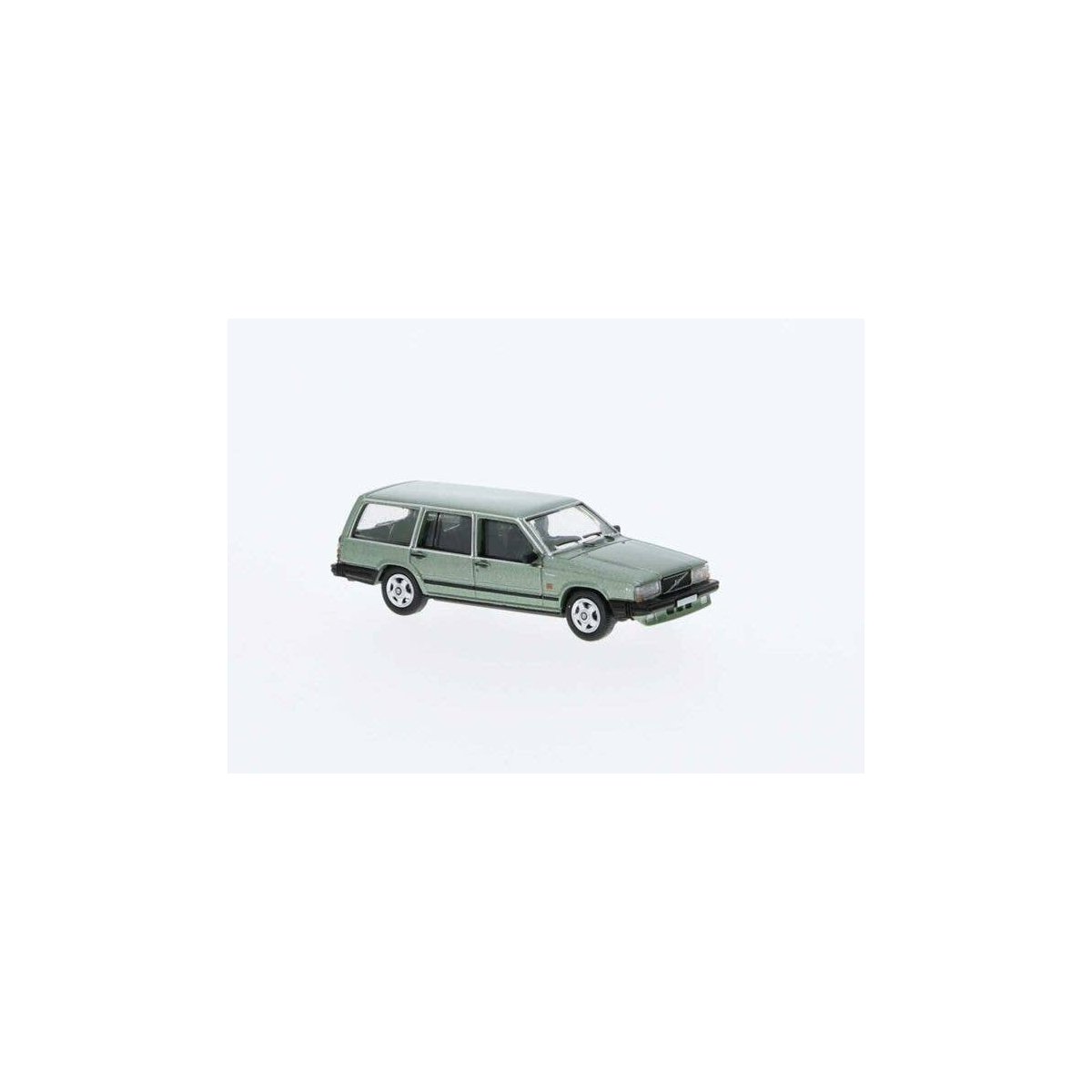 1985 Volvo 740 Station Wagon - Assembled -- Metallic Green, HO, Brekina Automodelle PCX870667