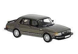 1986 Saab 900 - Assembled -- Brown, HO, Brekina Automodelle PCX870758