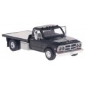 1981 GMC Sierra Grande Flatbed Truck - Assembled -- Black, HO, Brekina Automodelle 19669