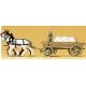 Horse-Drawn Wagon -- Cargo Wagon w/Horses - Assembled, HO, Preiser Kg 30470