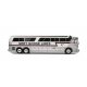 MCI MC-7 Challenger Motorcoach Bus - Assembled -- Grey Goose (silver, white, black, red), HO, Iconic Replicas 870335