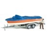 Motorboat w/Cover on Trailer, HO, Preiser Kg 33255