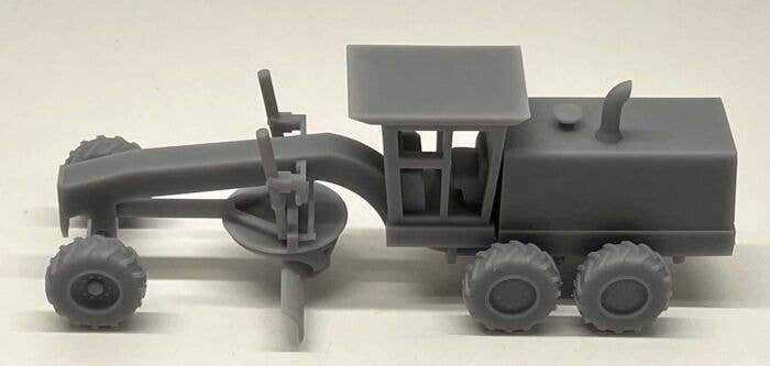 Road Grader - 3D Printed Kit -- Unpainted, HO, Phoenix Precision Models 31020
