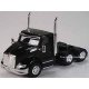 Kenworth T680 3-Axle Day-Cab Tractor Only 2 Pack - Assembled -- Black, HO, Herpa Models 410684