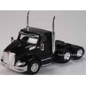 Kenworth T680 3-Axle Day-Cab Tractor Only 2 Pack - Assembled -- Black, HO, Herpa Models 410684